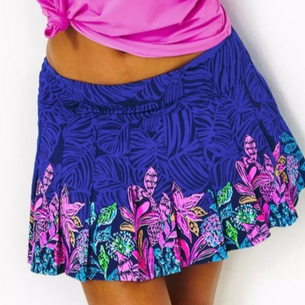 Lilly Pulitzer Skort - Annora Skort Calypso Coast Engineered Print EUC XS